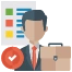 Facility manager using project management tool for tracking maintenance projects
